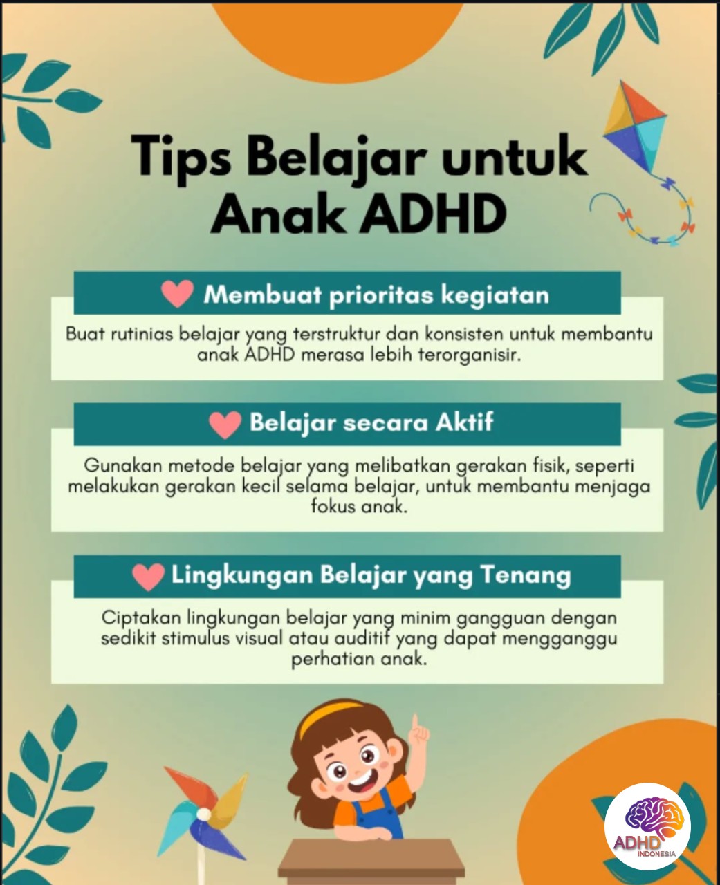 Strategi Belajar yang Cocok untuk Anak ADHD di Kabupaten Sambas